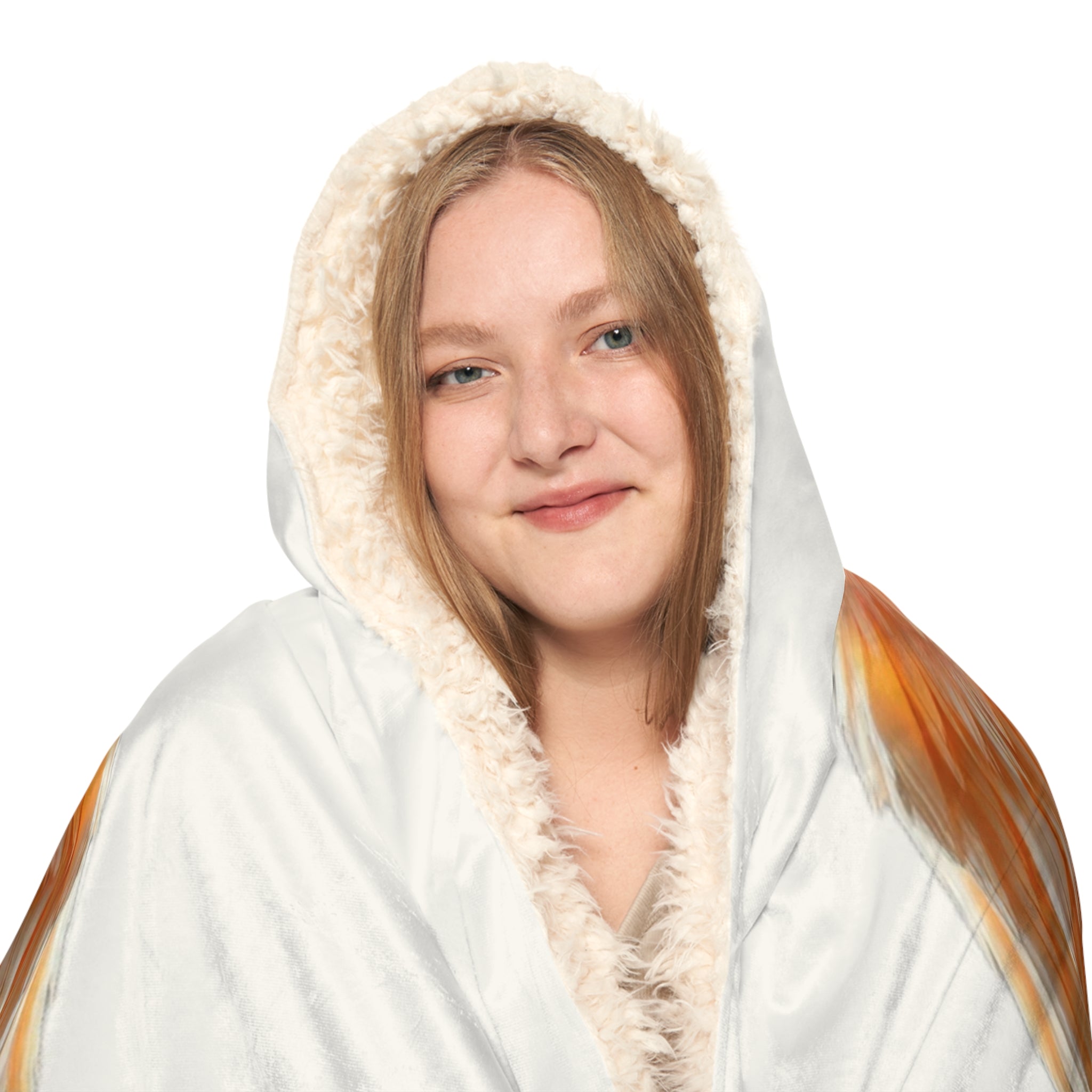 Phoenix-Rising Angel Wings Cozy Throw